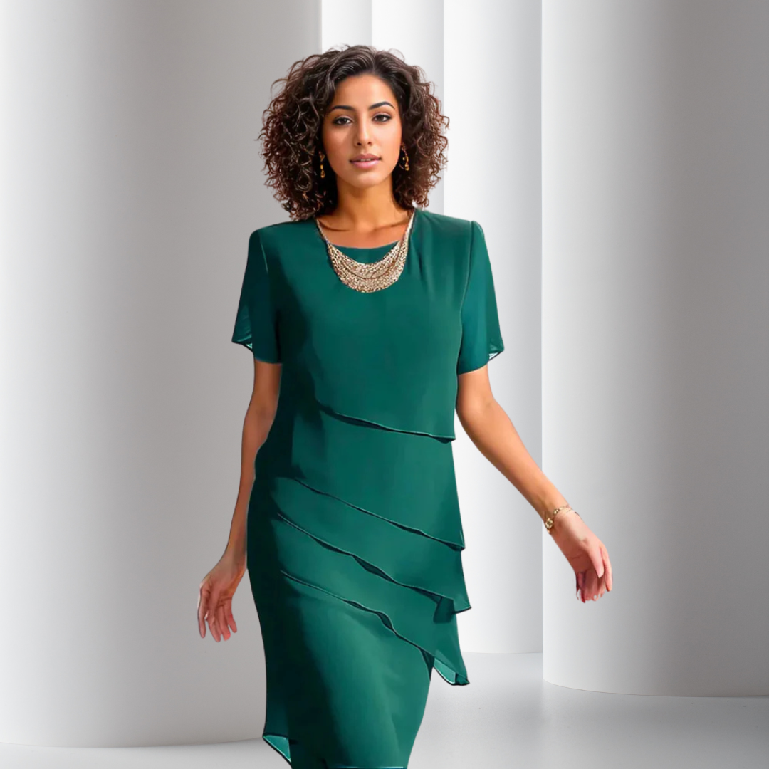 Stella ™ |  Robe Plissée En Mousseline De Soie