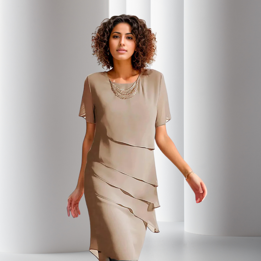 Stella ™ |  Robe Plissée En Mousseline De Soie