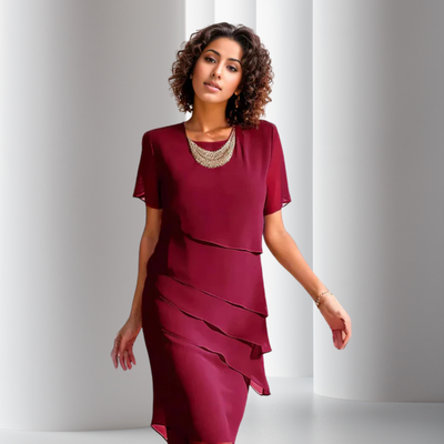 Stella ™ |  Robe Plissée En Mousseline De Soie