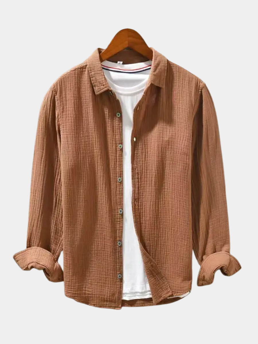 CHEMISE ÉLÉGANTE EN COTON DOUX COMME DE LA SOIE