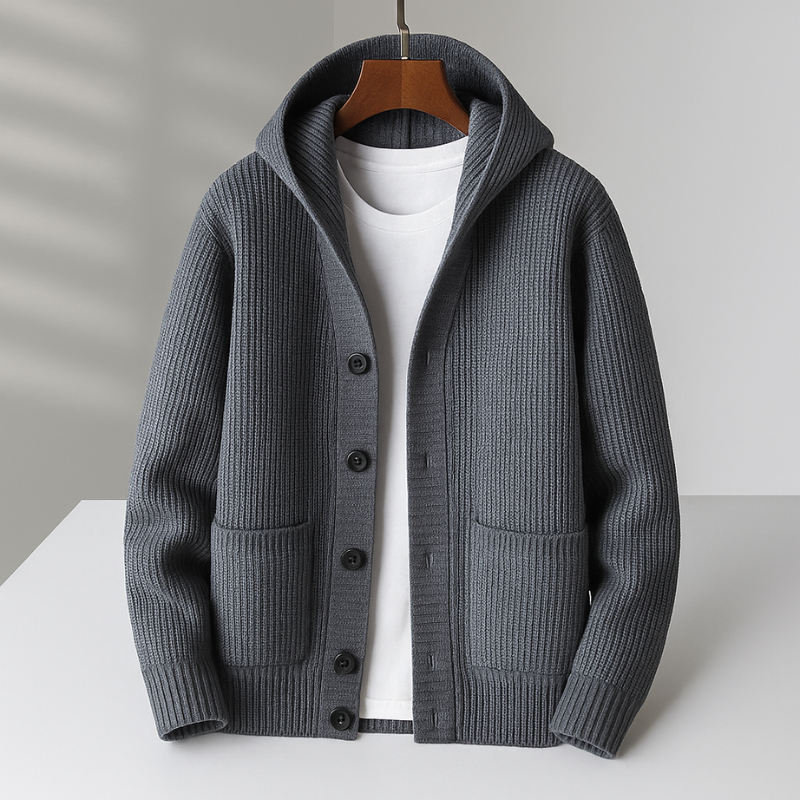 CARDIGAN EN LAINE POUR HOMME