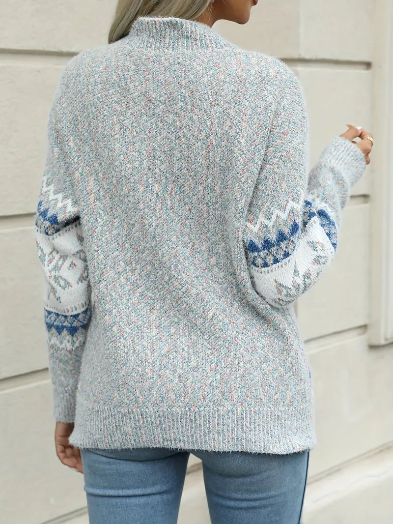 Lisa™ | Pull femme à motifs islandais