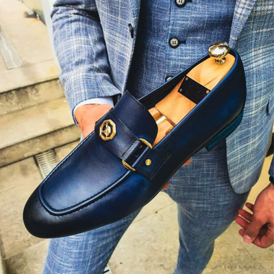 Liam™ | Mocassins en cuir véritable