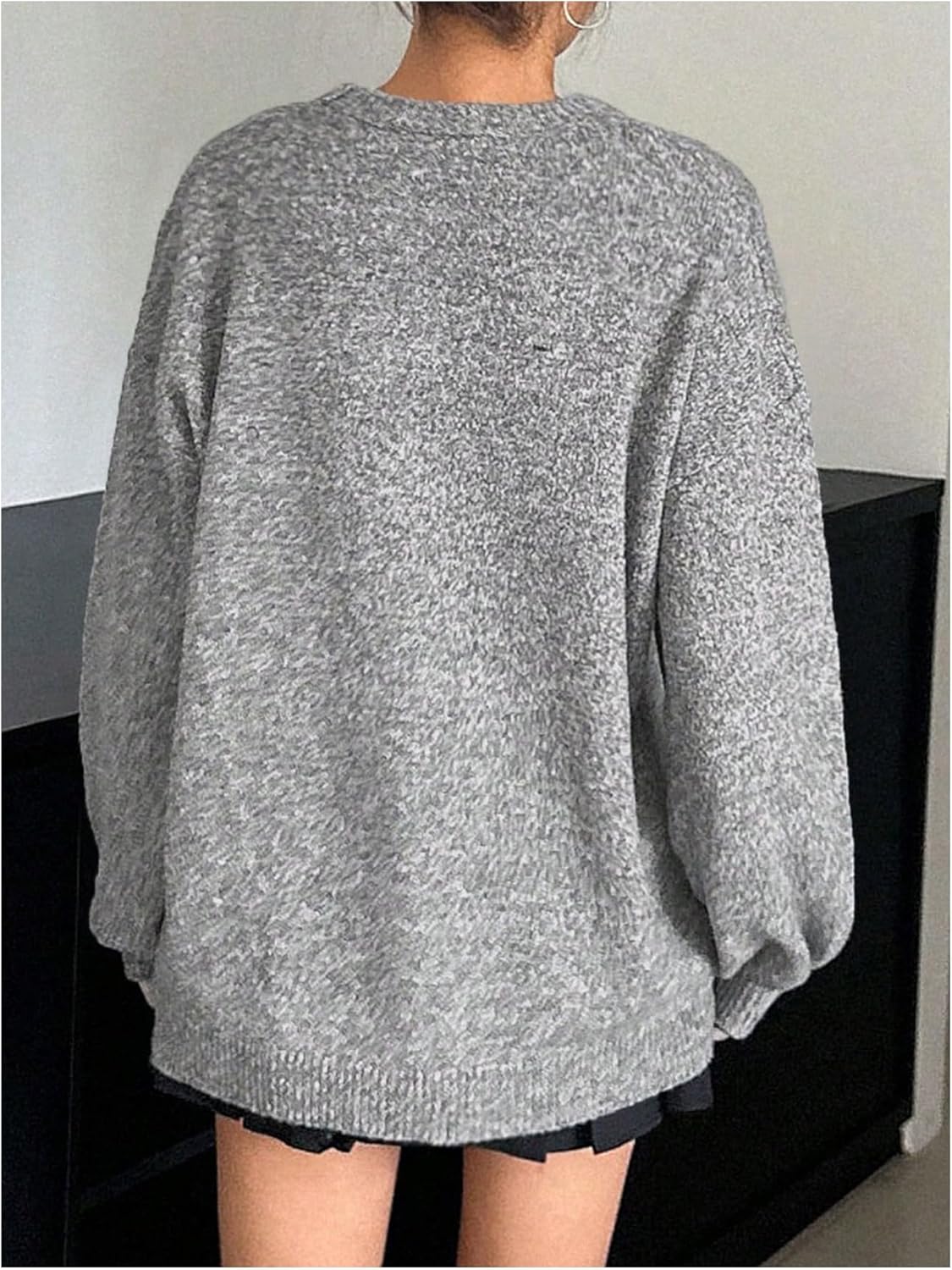 Colette™ | Pull Tricoté Oversize avec Nœud Élégant