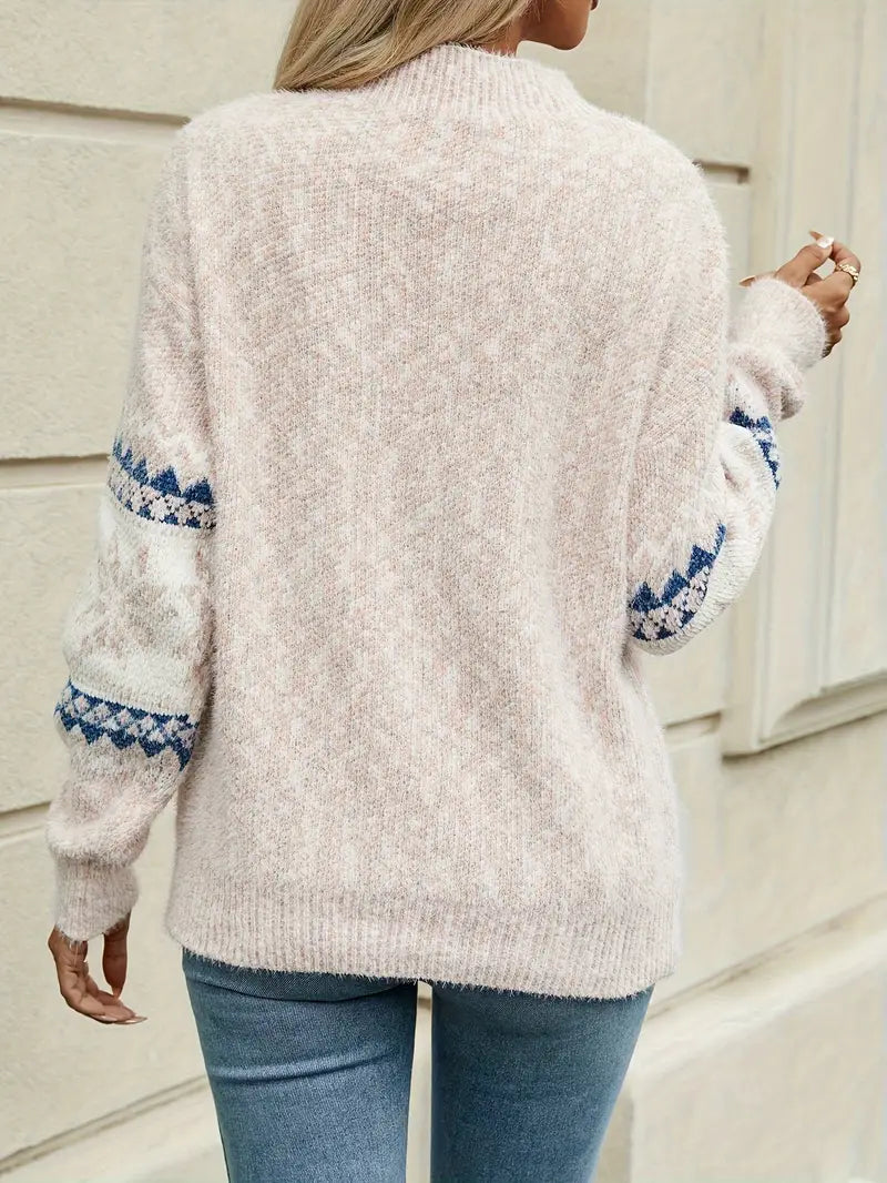 Lisa™ | Pull femme à motifs islandais