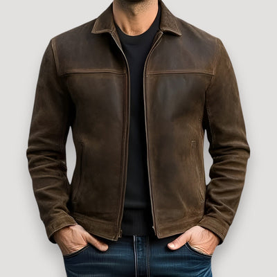 Frank™ | Blouson en Similicuir Premium avec Fermeture Éclair