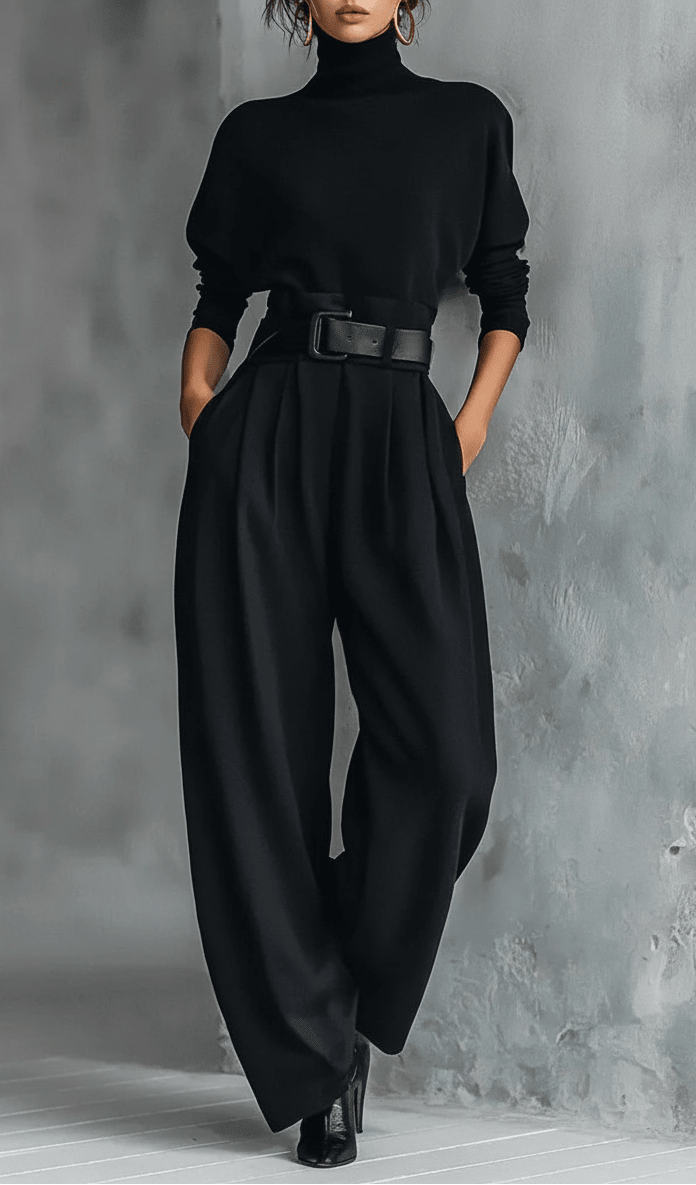 Doris | Combinaison élégante à col montant