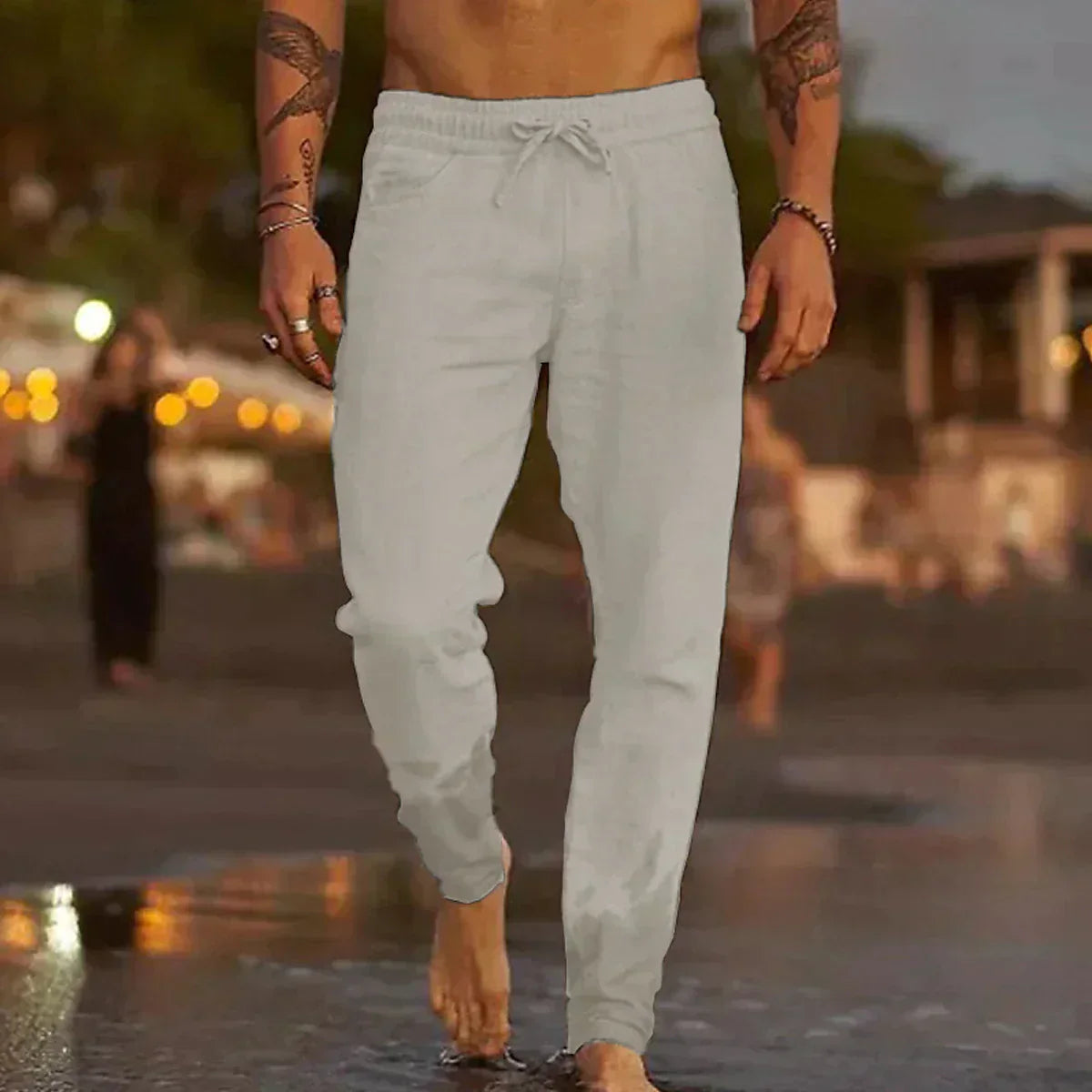 Harper Paris ™ | Pantalon de plage en lin