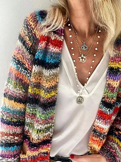 Ruby™ | Pull à motif islandais vibrant