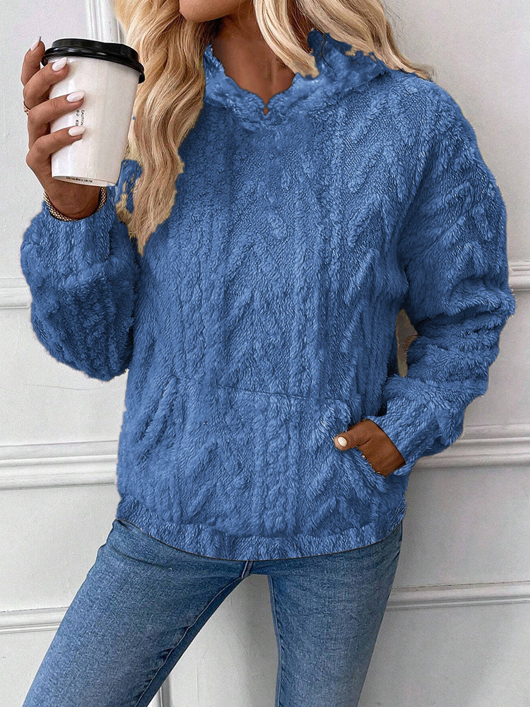 Elsa™ | Sweat-shirt en peluche à capuche doux