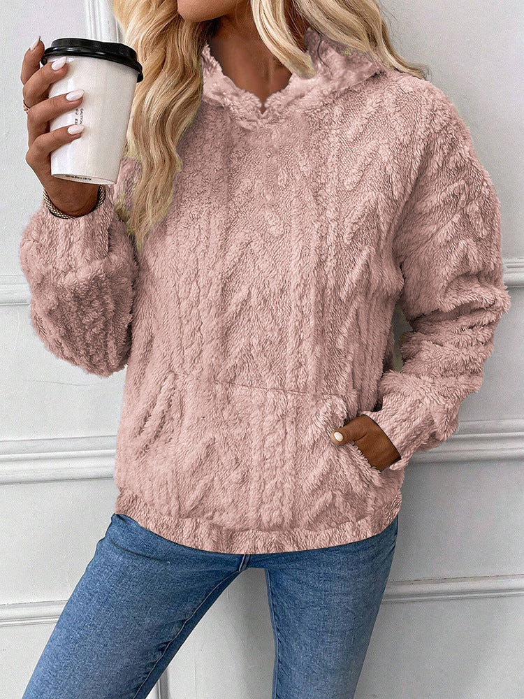 Elsa™ | Sweat-shirt en peluche à capuche doux