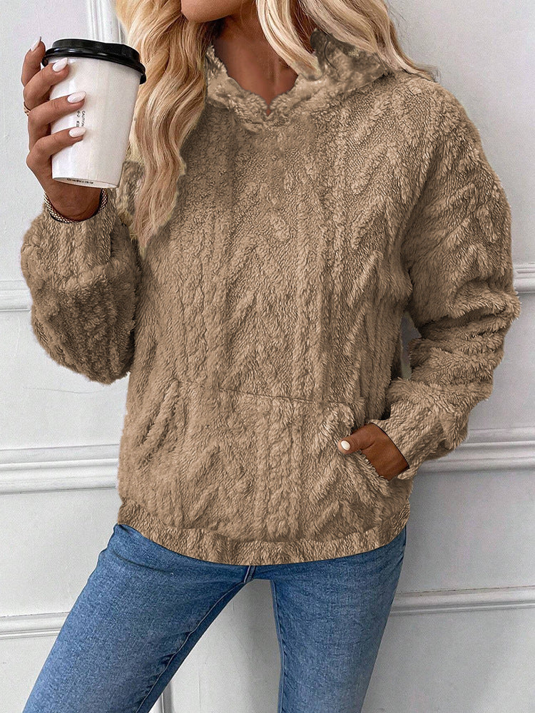 Elsa™ | Sweat-shirt en peluche à capuche doux