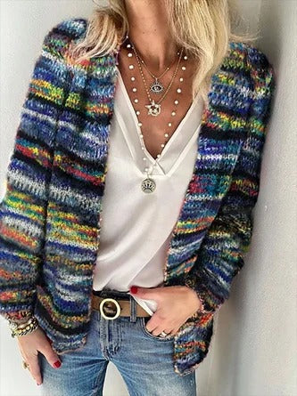Ruby™ | Pull à motif islandais vibrant