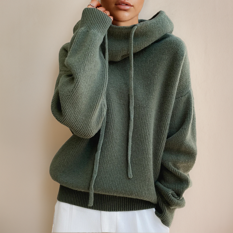 Lucia™ - Pull à col roulé en laine mérinos