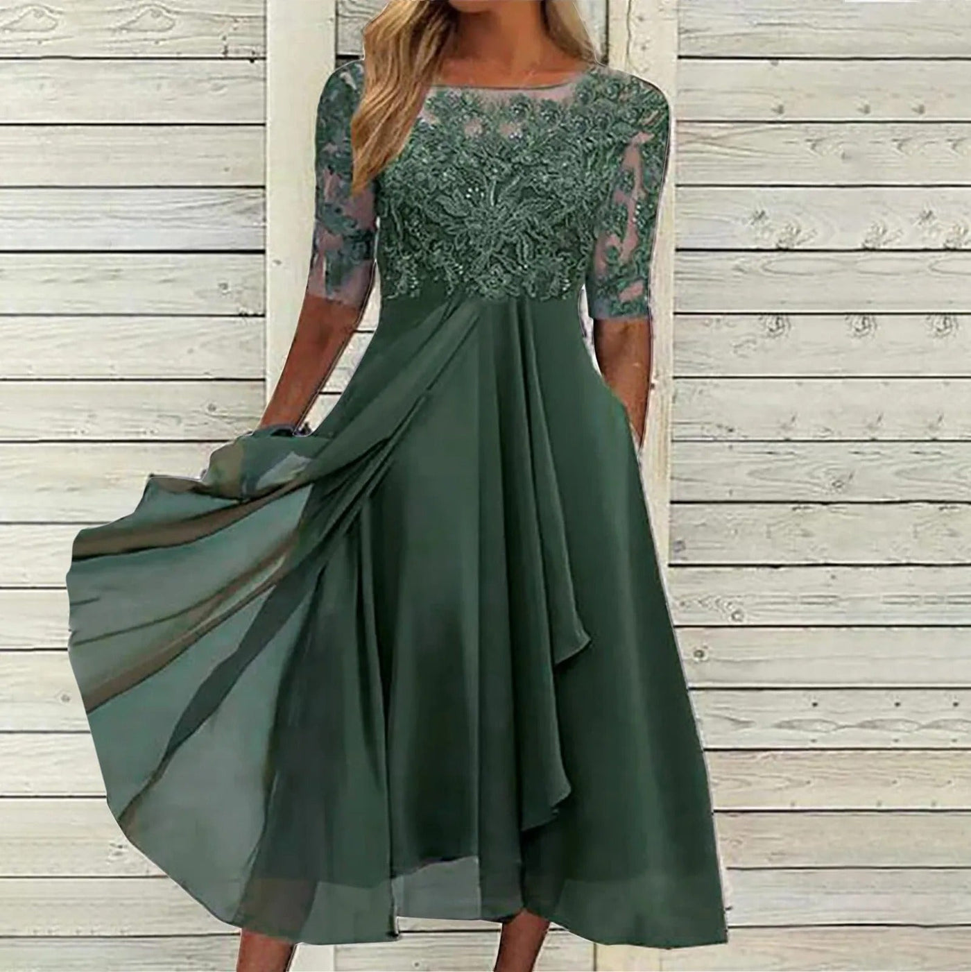Maria ™ | Robe artisanale élégante en dentelle