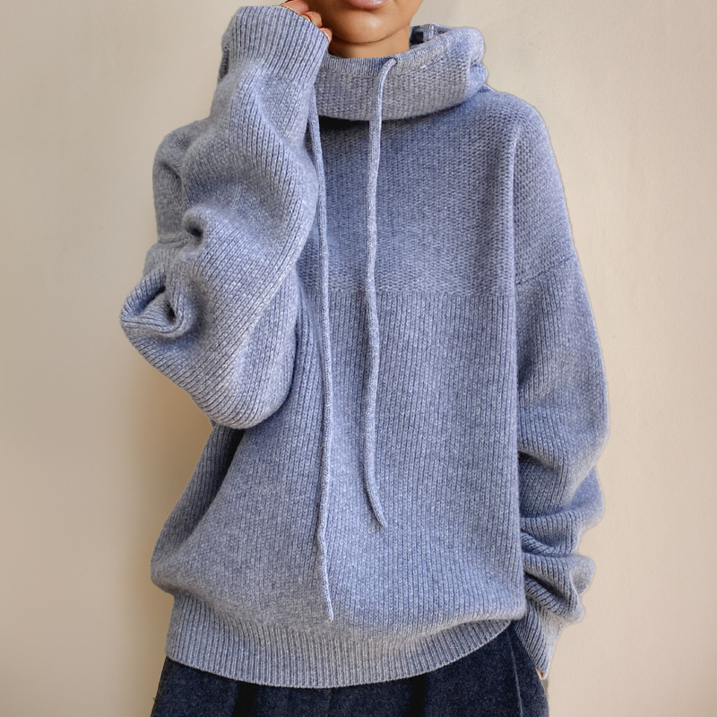 Lucia™ - Pull à col roulé en laine mérinos