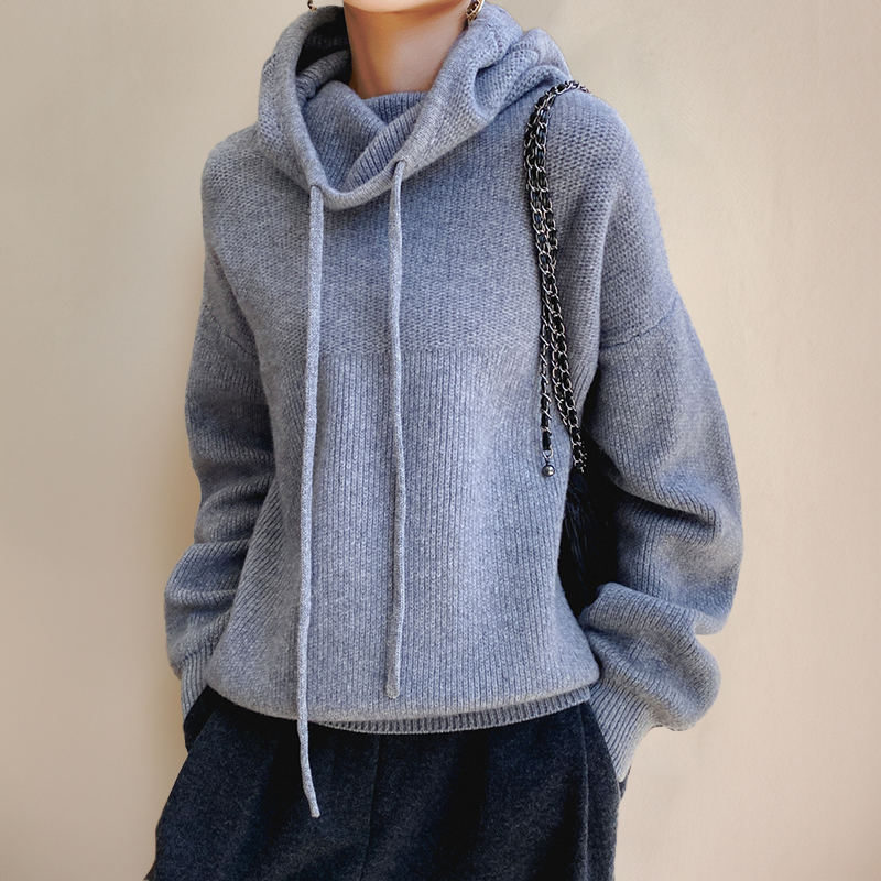 Lucia™ - Pull à col roulé en laine mérinos