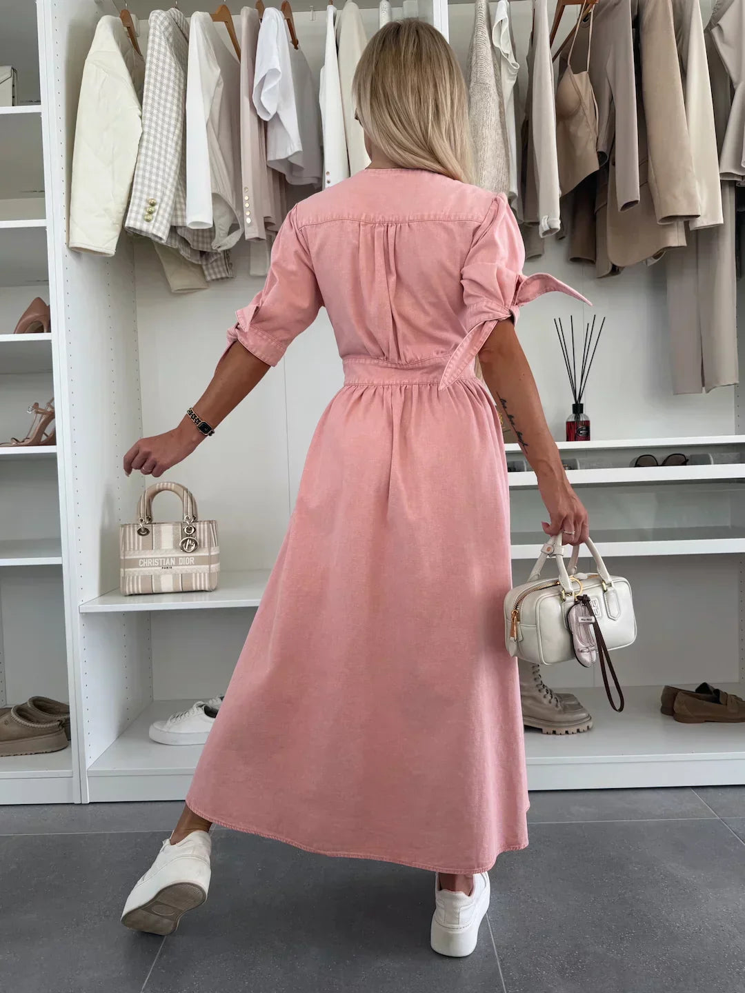 Ivana ™ | Robe en denim éclatante