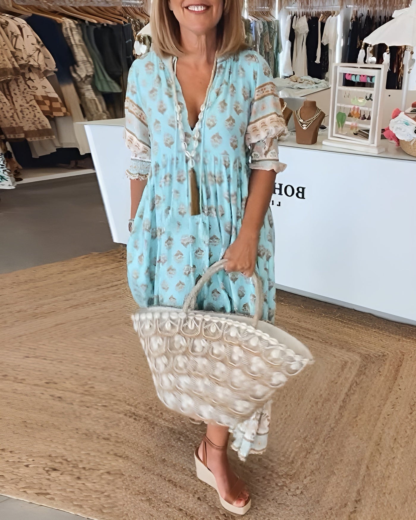 Eléna ™ | Robe Printanière Éclatante