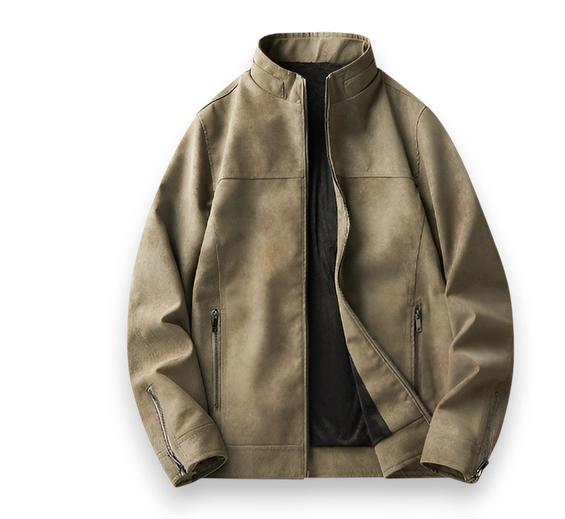 Frank™ | Blouson en Similicuir Premium avec Fermeture Éclair