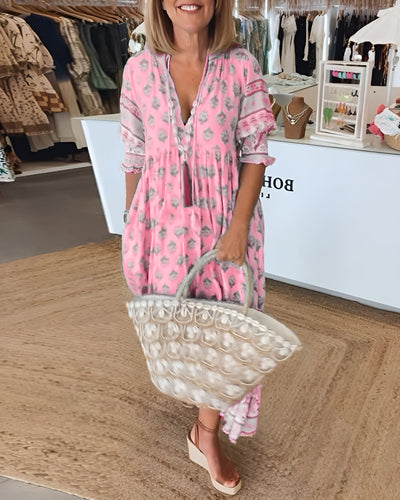 Eléna ™ | Robe Printanière Éclatante