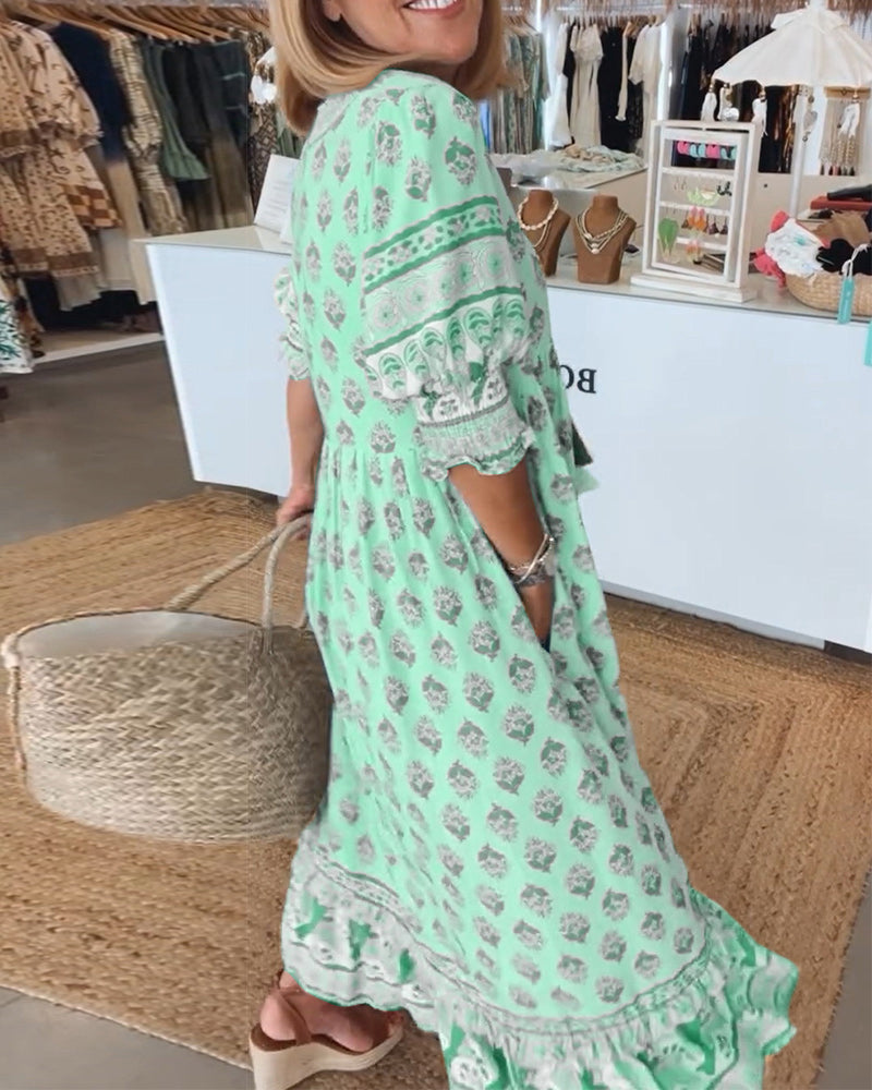 Eléna ™ | Robe Printanière Éclatante