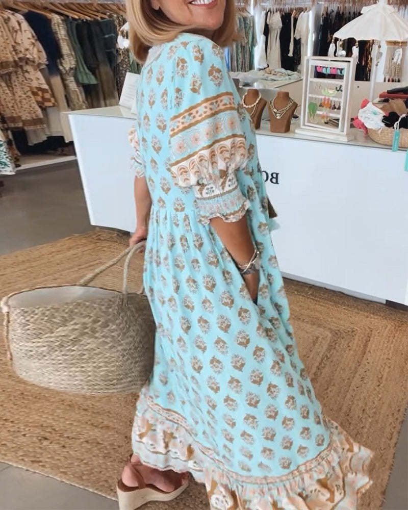 Eléna ™ | Robe Printanière Éclatante