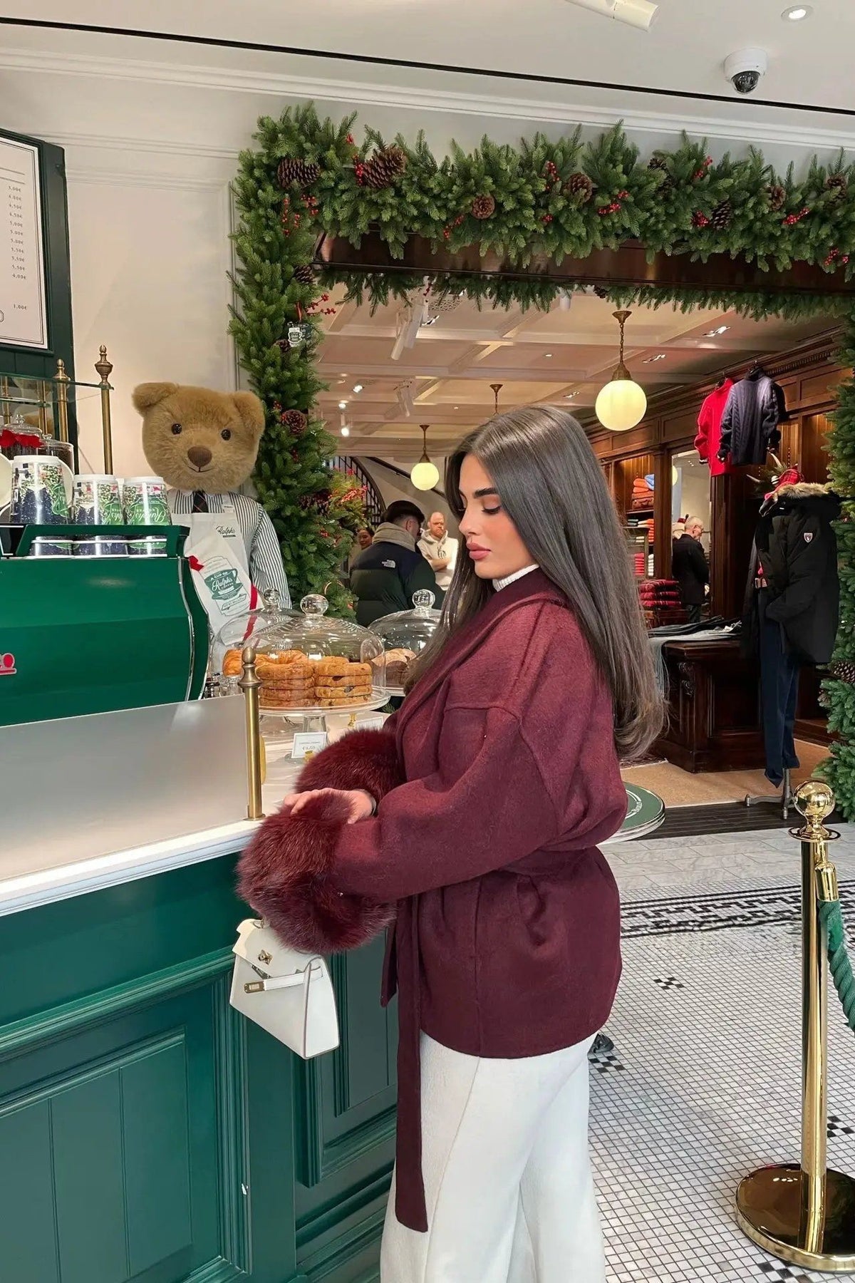 Grâce Arctique™ | Élégant manteau en laine pour femmes