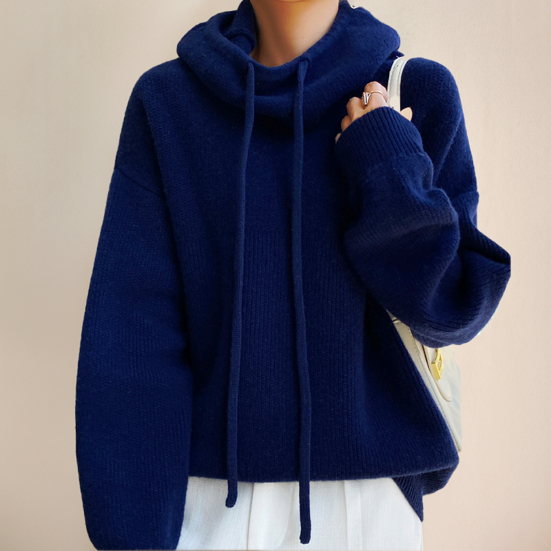 Lucia™ - Pull à col roulé en laine mérinos