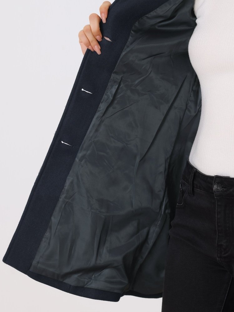 Hélène | Manteau d'hiver pour femme à un bouton