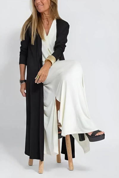 Silvia™ | Robe longue élégante + cardigan assorti OFFERT